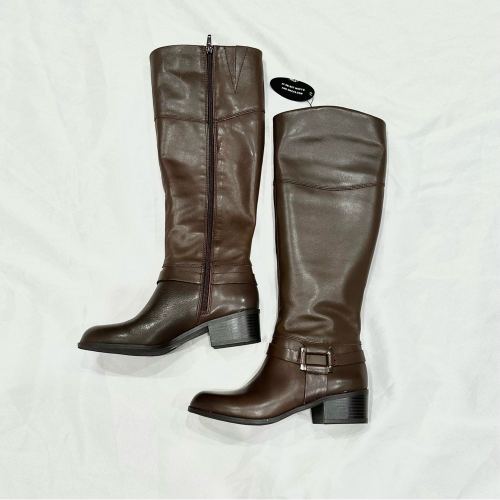 NWT Alfani Brown Riding Boots